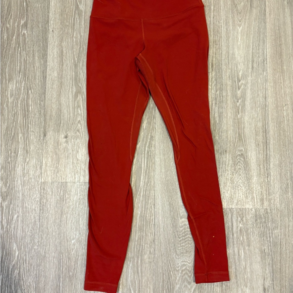 lululemon athletica Red Leggings